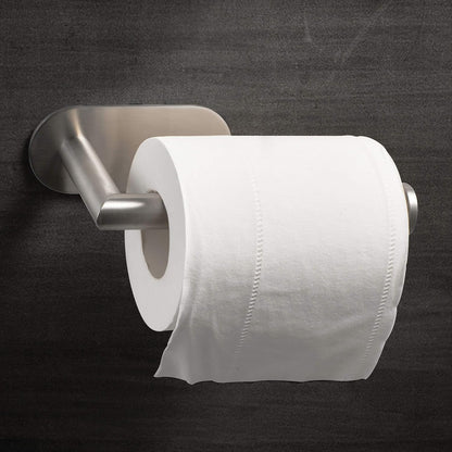 Stainless Steel Toilet Paper Holder, Self Adhesive, Rust Proof, Heavy Duty, for Bathroom