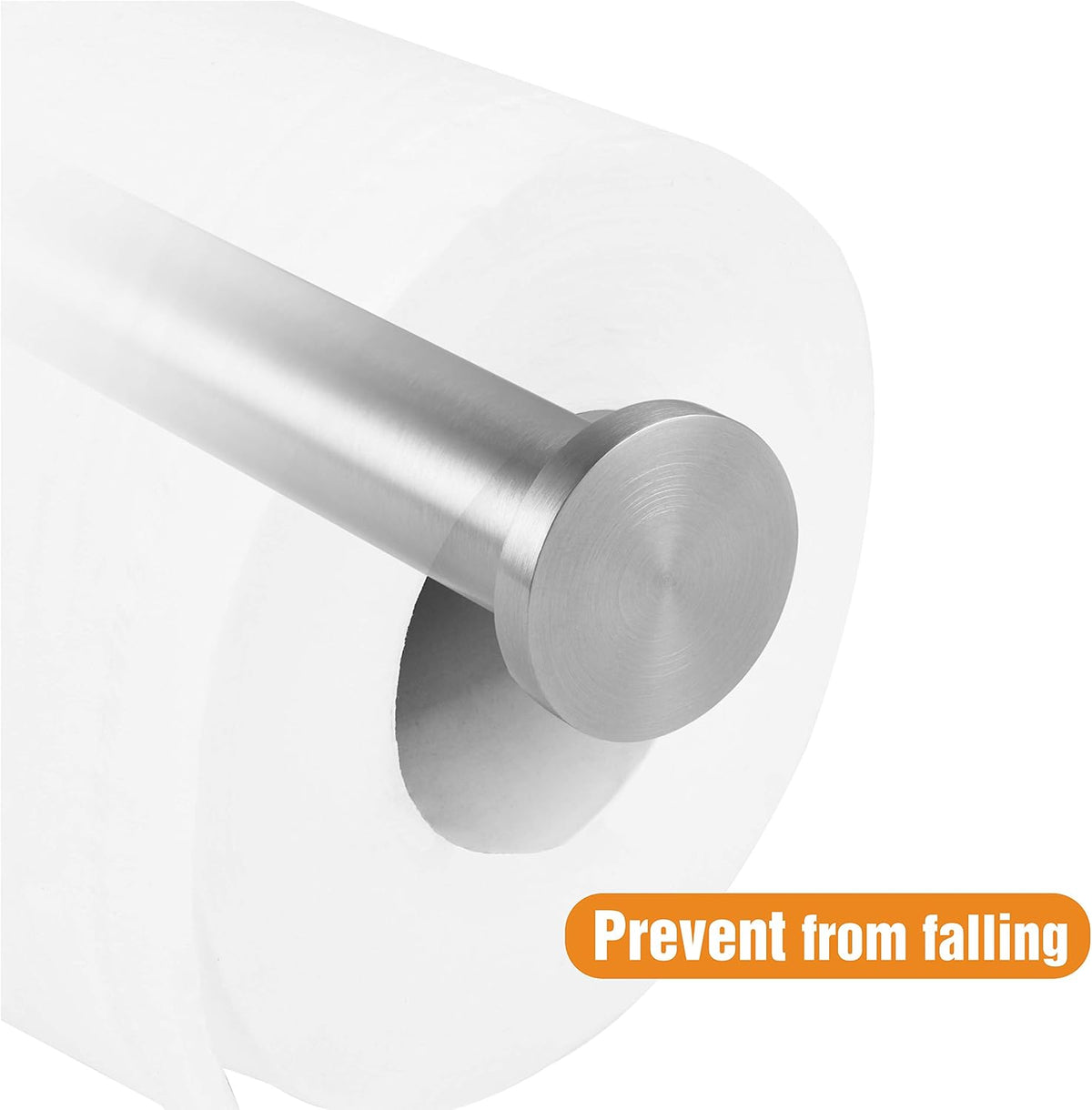 Stainless Steel Toilet Paper Holder, Self Adhesive, Rust Proof, Heavy Duty, for Bathroom