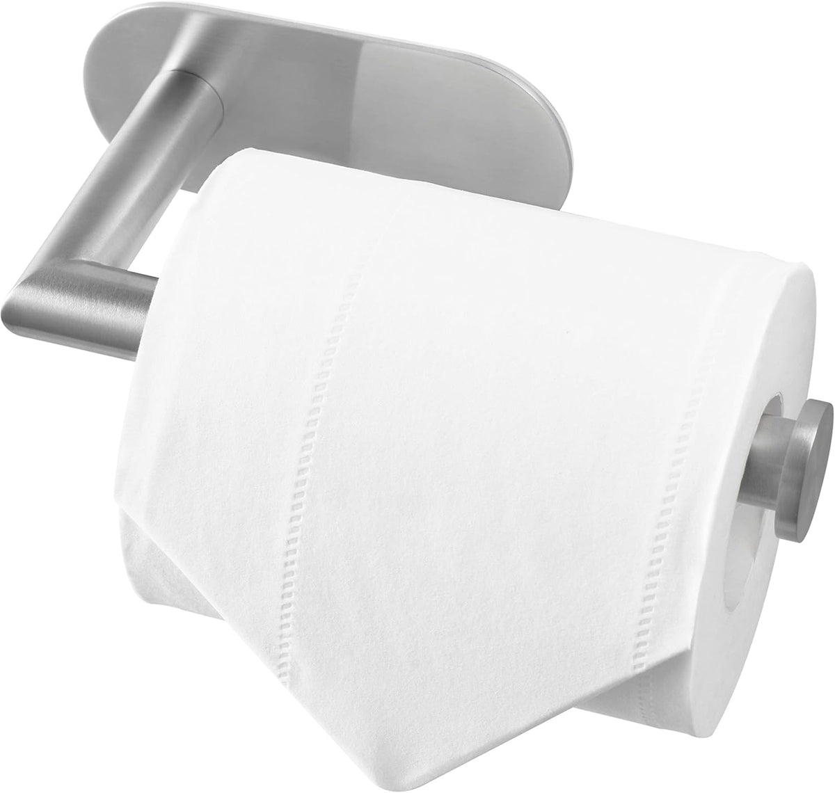 Stainless Steel Toilet Paper Holder, Self Adhesive, Rust Proof, Heavy Duty, for Bathroom